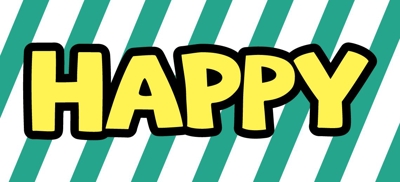 バー「HAPPY」ロゴ作成