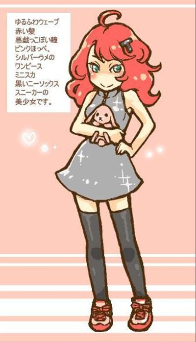 女の子のキャラクター