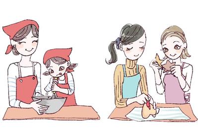 リーフレットの挿絵
