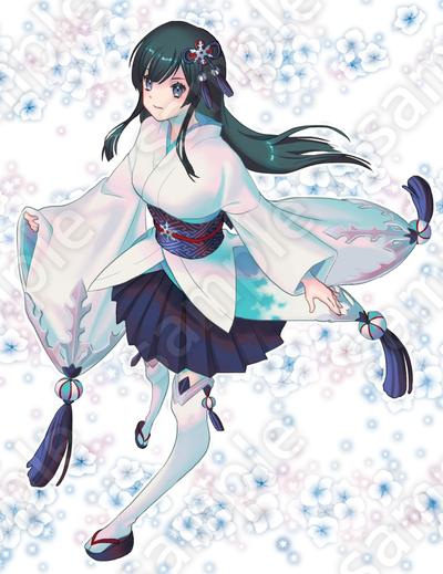 和風女性キャラクター