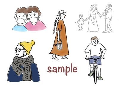 商用OK!シンプルイラスト承ります！