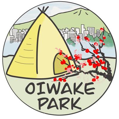 OIWAKE PARK ステッカー 昼