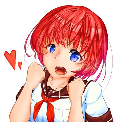 SNS用のアニメ風アイコン