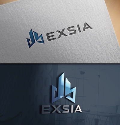 建設会社 EXSIA様ロゴデザイン案
