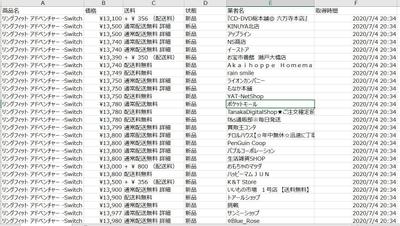 web情報の取得