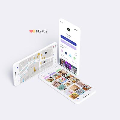 LikePayアプリのデザイン＋制作