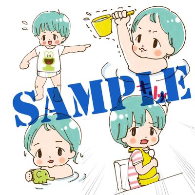 SNS用イラスト（マンガテイストB）
