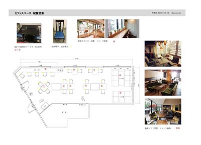 カフェの内装レイアウトデザイン