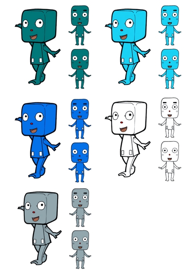 キャラクター　ロボット２