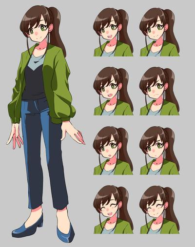 ゲームの立ち絵素材