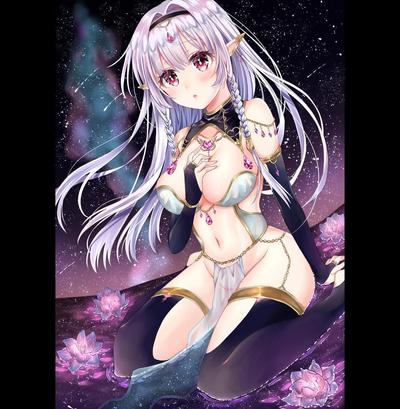 真夜中の睡蓮