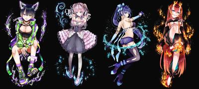 エフェクト付きキャラクター立ち絵