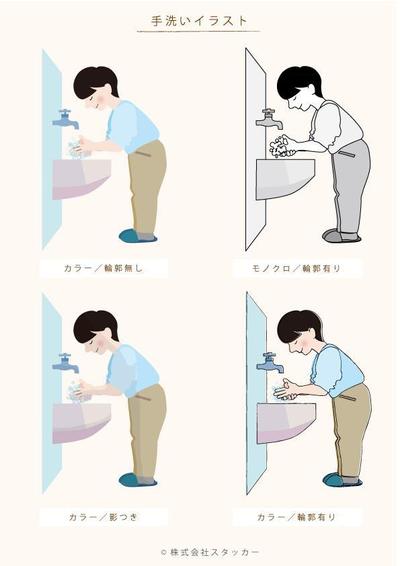 手洗いイラスト