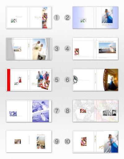 ブライダルアルバムの表紙リニューアル制作