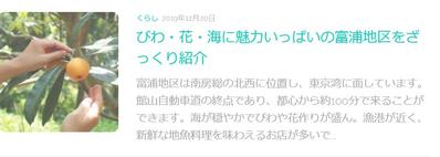 びわ・花・海に魅力いっぱいの富浦地区をざっくり紹介