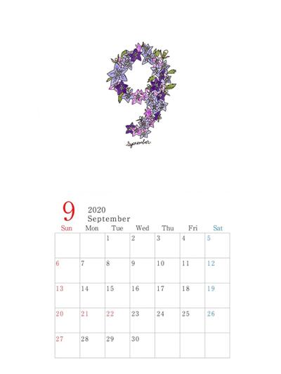September カレンダー