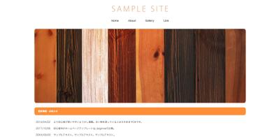 SAMPLE SITE