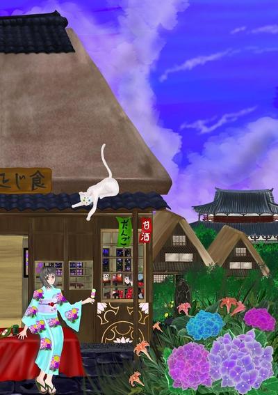 自主制作及び課題イラスト