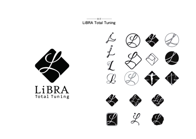 LiBRA-TotalTuning 様のロゴデザインとラフ 