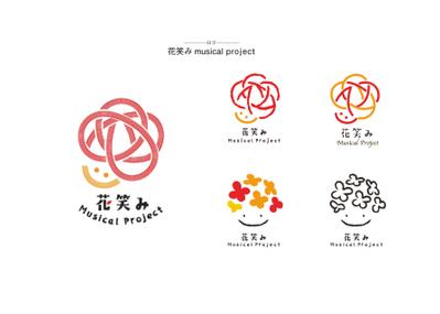 花笑みプロジェクトのロゴデザイン
