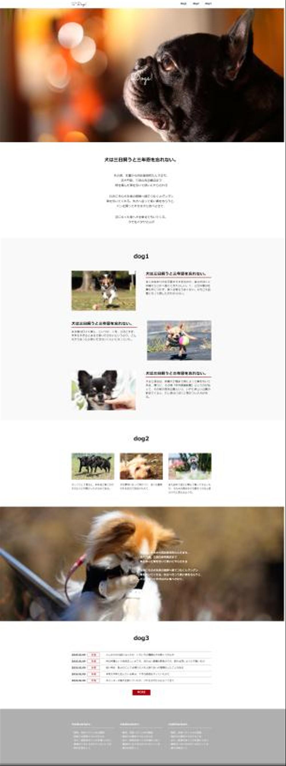 仮想の犬に関するサイト