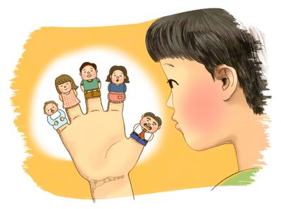 童謡おはなしゆびさんイメージイラスト
