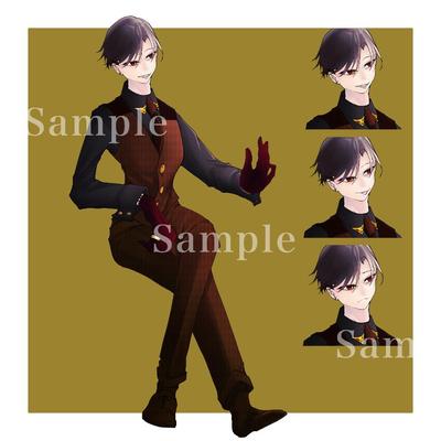 ゲームキャラクター立ち絵制作