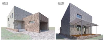 建築CGパース　外観　ーポートフォリオ用