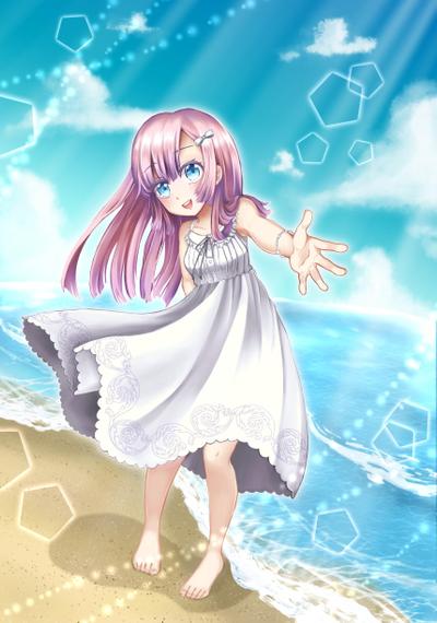 背景付きイラスト