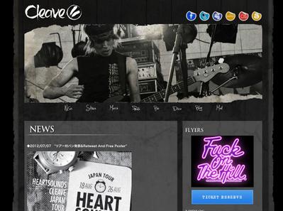 ロックバンド CLEAVE OFFICIAL SITE