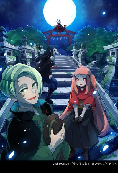 Vtuberグループ告知イラスト