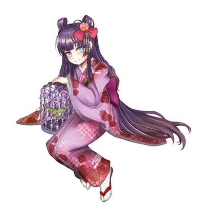 着物を着た女の子