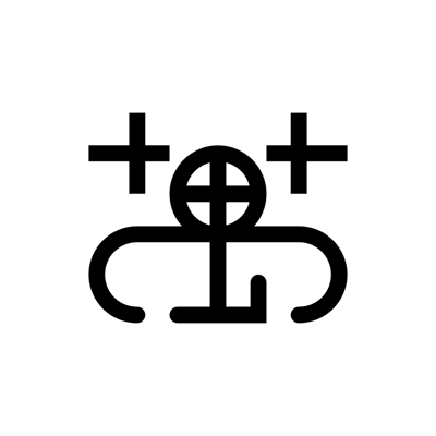 プロフィール画像の文字絵ロゴ