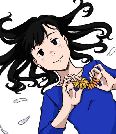挿絵風 イラスト