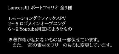 「動画制作・編集」成果物の一部