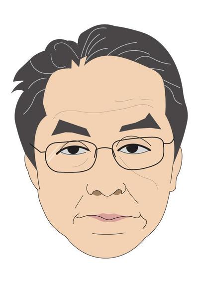 似顔絵のお面　