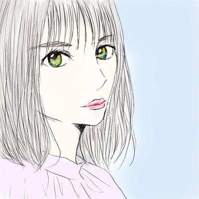 趣味で描く女の子のイラスト