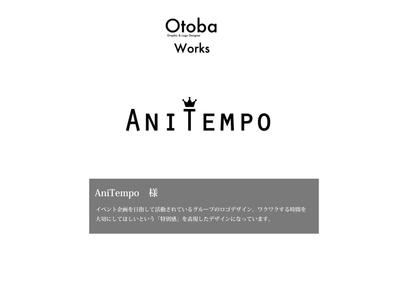 「イベント企画　AniTempo様」ロゴ製作