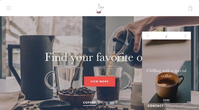 ShopifyでコーヒーショップのECサイト作成