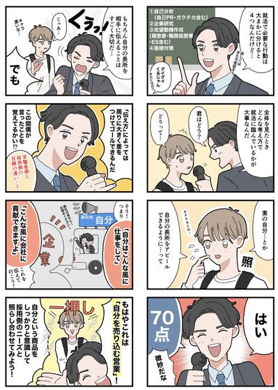 求人コンサルタントのPR漫画