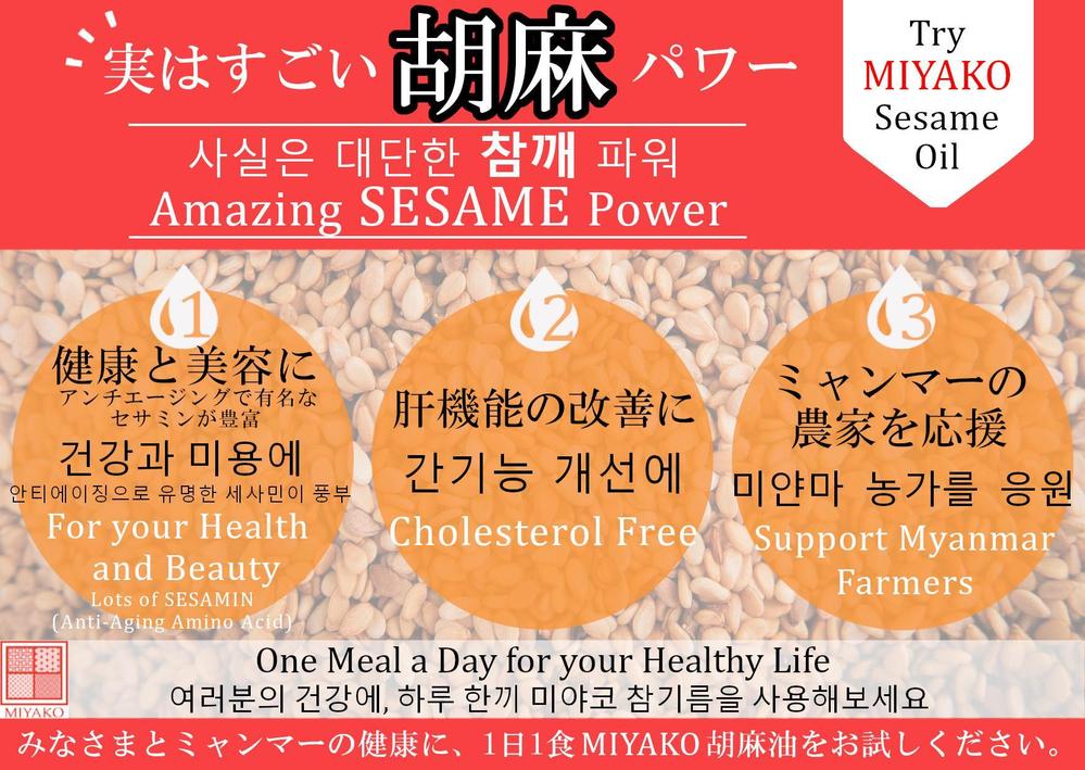 MIYAKO FOOD MYANMAR CO.,LTD. POPデザイン