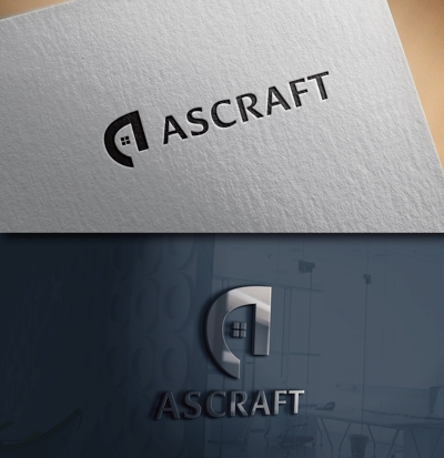 内装仕上業の会社 ASCRAFT様ロゴデザイン案