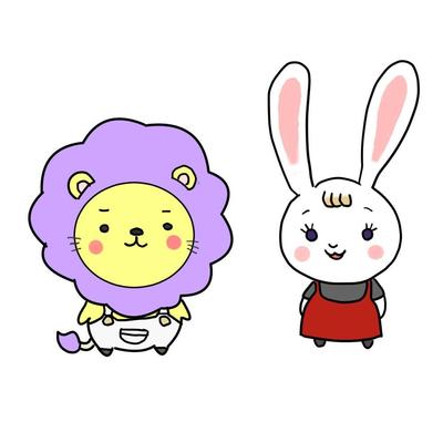 LINEでも使えるマスコットキャラター