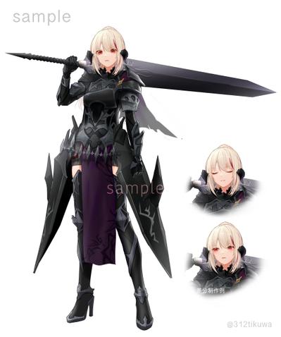 個人キャラクター立ち絵制作