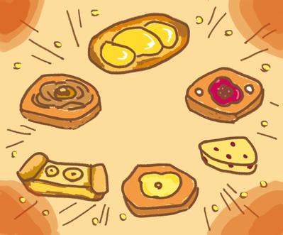 「ベーカリーショップ　クーポンデザイン」