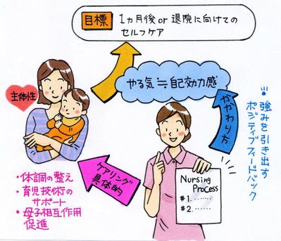「母性看護学」　南江堂刊　本文イラスト