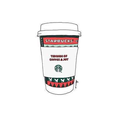 Starbucks / テイクアウトカップのイラスト