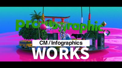 CM/インフォグラッフィクの制作実績をまとめたポートフォリオです