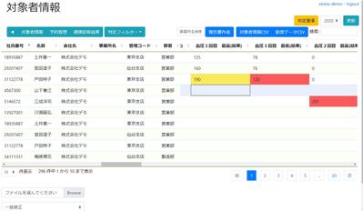 従業員情報・予約情報入力システム