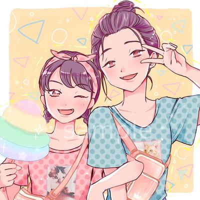 似顔絵イラスト